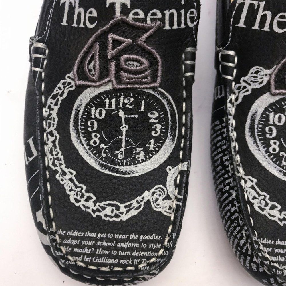 NEW Dior by John Galliano Newspaper Print Driving Loafers Size 3.5 US, 3… - Picture 4 of 16